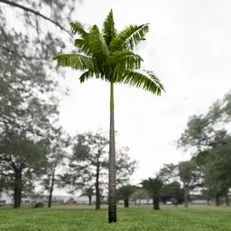 Imperial Palm Tree Animated