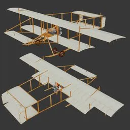 Biplane Farman IV