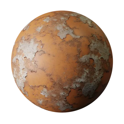 Flaking Orange Rust