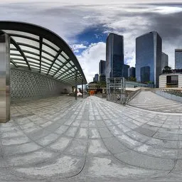 Daytime cloudy square