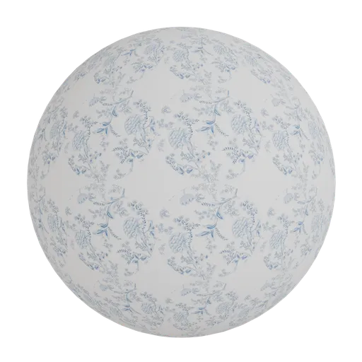 Chinoiserie floral wallpaper