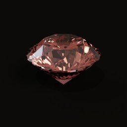 Brilliant cut Diamond(Red)