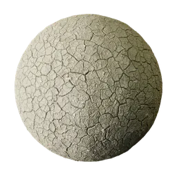 Fine Cracked Pale Mud