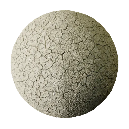Fine Cracked Pale Mud