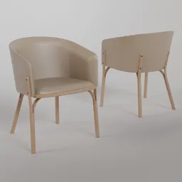 Split Armchair B0
