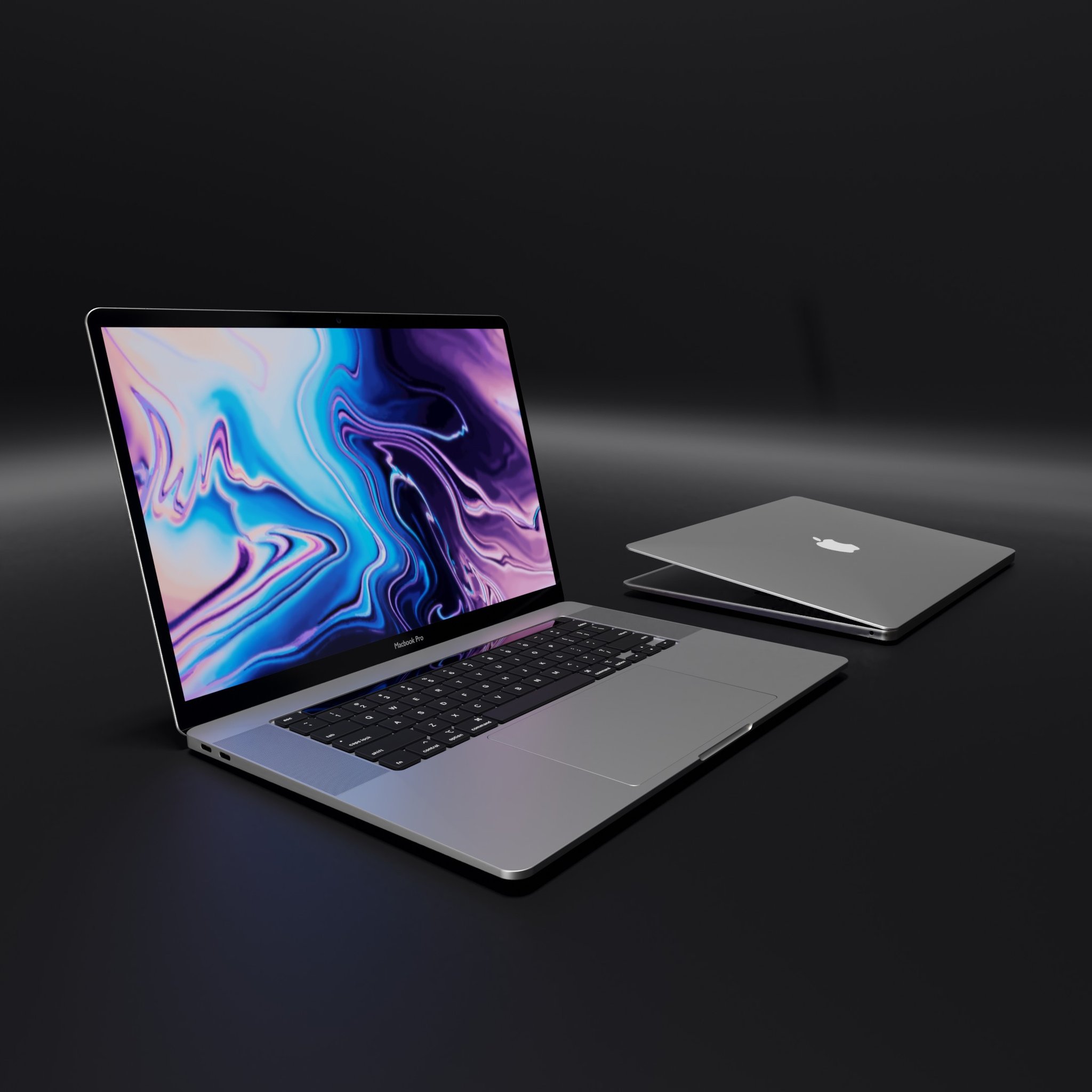 Macbook pro/laptop | FREE 3D Computer models | BlenderKit