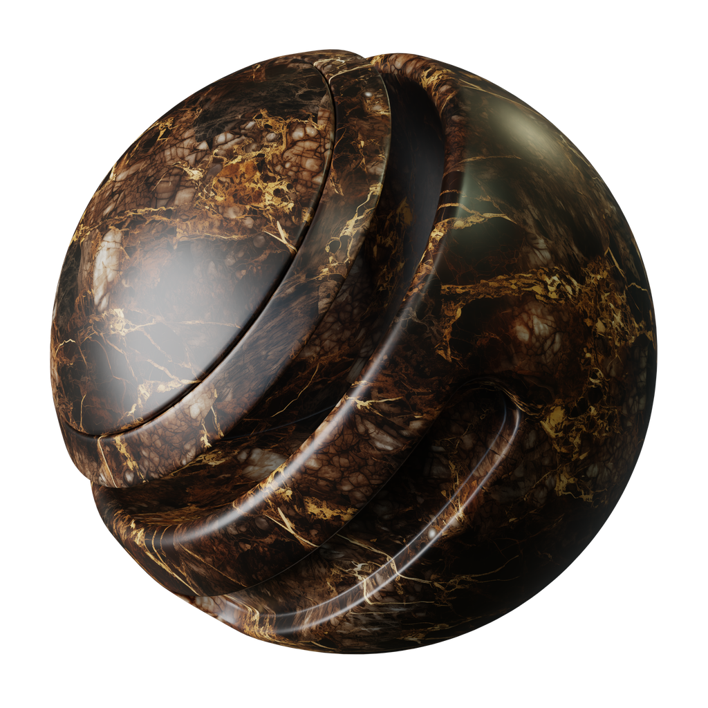 BlenderKit: Download the FREE Dark Brown Marble material