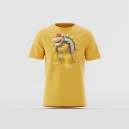 Koopa Graphic T-Shirt Yellow