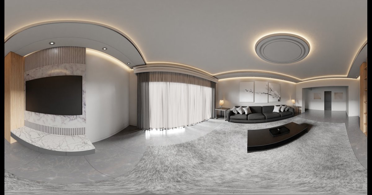 ElegantAuraLiving | Interiors HDRis | Blendkit