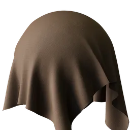 Plain dark brown fabric