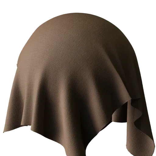 Plain dark brown fabric