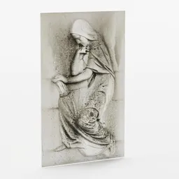 Stone Relief Statue