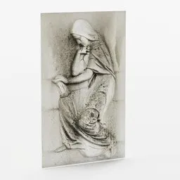 Stone Relief Statue