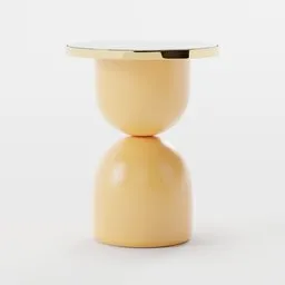 Hourglass side table