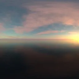Golden Sunset Clouds HDRI
