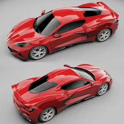 Chevrolet Corvette Stingray(Rigged)