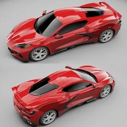 Chevrolet Corvette Stingray(Rigged)