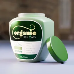 Organic hair mask