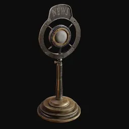 1930s News Radio Microphone