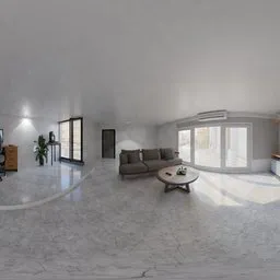 Minimal Contemporary Living Studio