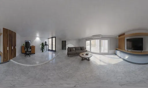 Minimal Contemporary Living Studio