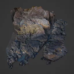 Rock Ocean Coast Photoscan