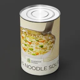 Tin Can Vegetable Noodle Soup
