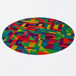 Round designer carpet #2