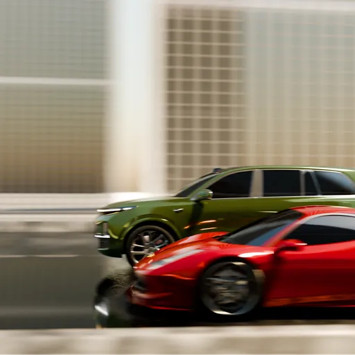 Cars on Road