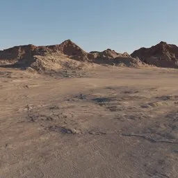 Desert Sandstone Landscape Terrain