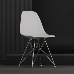 Eames Plastic Side Chair | White