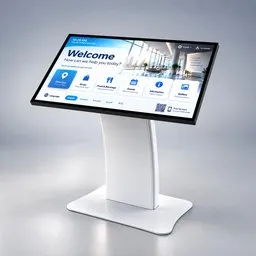 Interactive Touchscreen Desk Kiosk