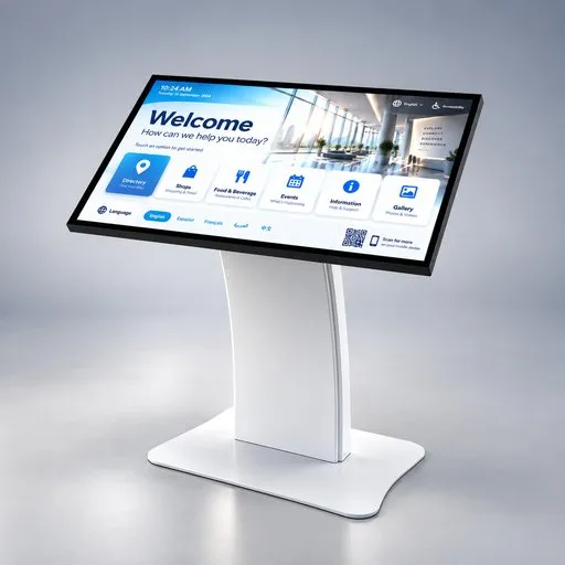 Interactive Touchscreen Desk Kiosk
