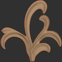 ER_Ornament Brush 203 detail for 3D modeling intricate patterns on armor and weaponry