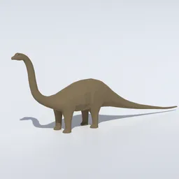 Low Poly Diplodocus