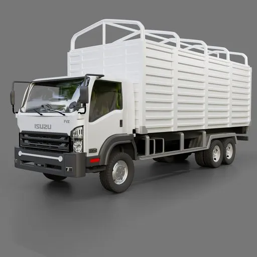Isuzu FVZ Box Truck(Rigged)