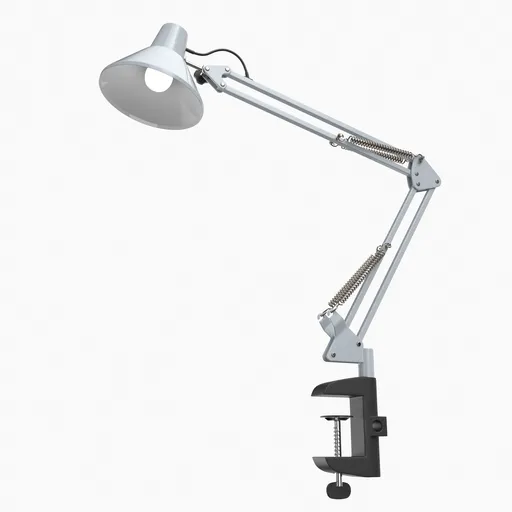 Adjustable Clamp Desk Lamp - White