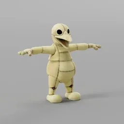 Penguin Foam Costume IK rigged