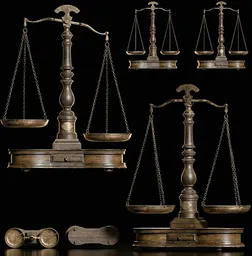 Antique pharmacy scales.