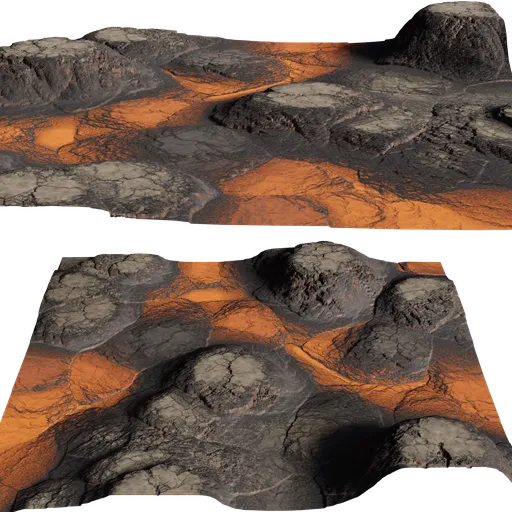 Mountain Volcano Terrain