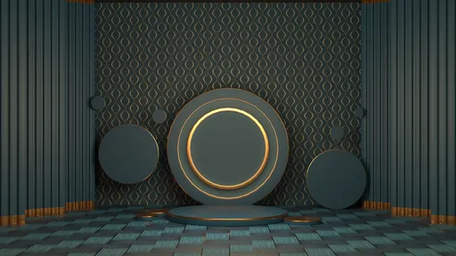 Blue Gold Set Circle