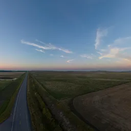 Twilight Sky in Country Side