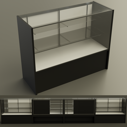Glass Front Display Case