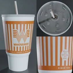 Whataburger Large Foam Cup