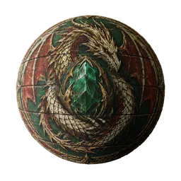 Dragon Arcane Wooden Chest