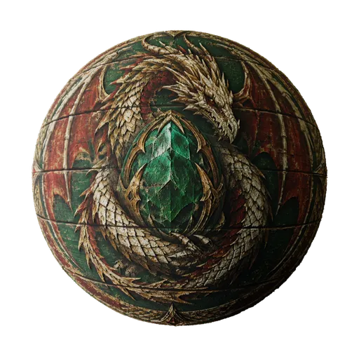 Dragon Arcane Wooden Chest