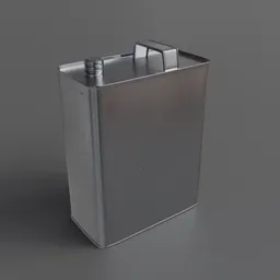 Square oil can