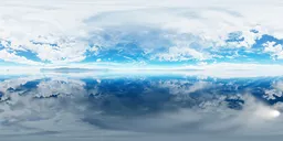 High Cloud Blue Atmosphere