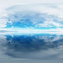 High Cloud Blue Atmosphere