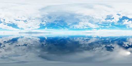 High Cloud Blue Atmosphere